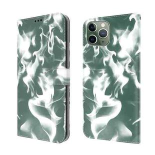 Cloud Fog Pattern Horizontal Flip Leather Case with Holder & Card Slot & Wallet For iPhone 11 Pro(Dark Green)