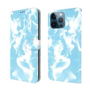 For iPhone 12 Pro Max Cloud Fog Pattern Horizontal Flip Leather Case with Holder & Card Slot & Wallet(Sky Blue)