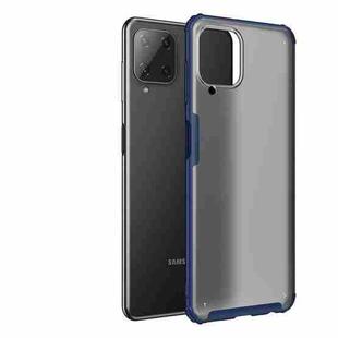 For Samsung Galaxy A22 4G Four-corner Shockproof TPU + PC Protective Case(Blue)