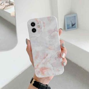 For iPhone 11 Pro Max Agate Marble Pattern Protective Case (White)