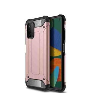 For Samsung Galaxy F52 5G Magic Armor TPU + PC Combination Case(Rose Gold)