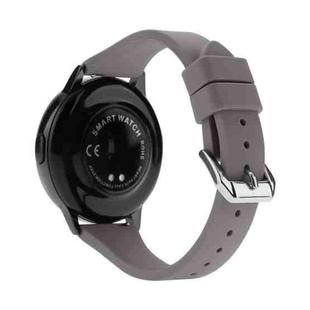 20mm T-shaped Buckle Silicone Watch Band(Coastal Grey)