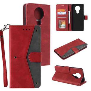 For Nokia 3 Stitching Calf Texture Horizontal Flip Leather Case with Holder & Card Slots & Wallet(Red)