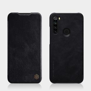 For Xiaomi Redmi Note 8 NILLKIN QIN Series Crazy Horse Texture Horizontal Flip Leather Case, with Card Slot(Black)