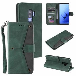 For Xiaomi Redmi Note 8 Pro Stitching Calf Texture Horizontal Flip Leather Case with Holder & Card Slots & Wallet(Green)