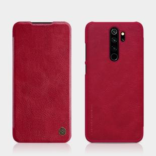 For Xiaomi Redmi Note 8 Pro NILLKIN QIN Series Crazy Horse Texture Horizontal Flip Leather Case, with Card Slot(Red)