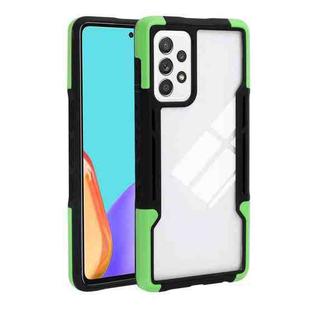 For Samsung Galaxy A52 5G / 4G TPU + PC + Acrylic 3 in 1 Shockproof Protective Case(Green)