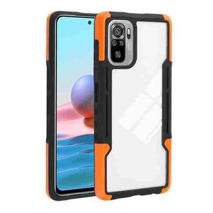 For Xiaomi Redmi Note 10 Pro TPU + PC + Acrylic 3 in 1 Shockproof Protective Case(Orange)