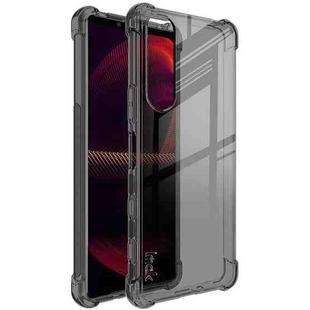 For Sony Xperia 5 III IMAK All-inclusive Shockproof Airbag TPU Case with Screen Protector(Transparent Black)