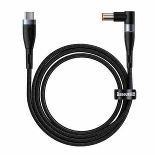 Baseus CATXC-Y01 Zinc Magnetic Series 100W Type-C / USB-C to DC Round Port 7.9x5.5mm Laptop Charging Cable for Lenovo, Length: 2m(Black)