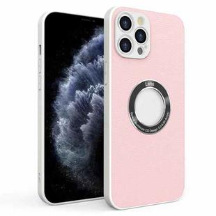 For iPhone 11 Pro PU+PC+TPU Mobile Phone Protective Case (Pink)