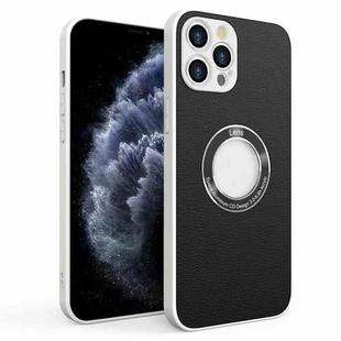 For iPhone 11 Pro PU+PC+TPU Mobile Phone Protective Case (Black)