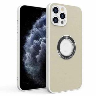 For iPhone 11 Pro PU+PC+TPU Mobile Phone Protective Case (Beige)