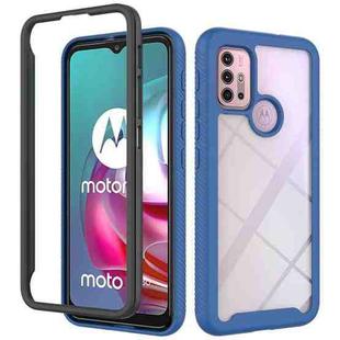 For Motorola Moto G30 Starry Sky Solid Color Series Shockproof PC + TPU Protective Case(Royal Blue)