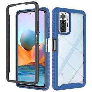 For Xiaomi Redmi Note 10 Pro Starry Sky Solid Color Series Shockproof PC + TPU Protective Case(Royal Blue)
