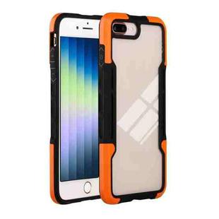 For iPhone SE 2022 / SE 2020 / 8 / 7 TPU + PC + Acrylic 3 in 1 Shockproof Protective Case(Orange)
