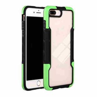 TPU + PC + Acrylic 3 in 1 Shockproof Protective Case For iPhone 8 Plus / 7 Plus(Green)