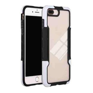 TPU + PC + Acrylic 3 in 1 Shockproof Protective Case For iPhone 8 Plus / 7 Plus(White)