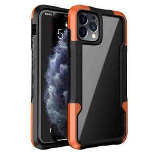 For iPhone 12 / 12 Pro TPU + PC + Acrylic 3 in 1 Shockproof Protective Case(Orange)