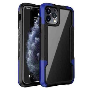 For iPhone 12 Pro Max TPU + PC + Acrylic 3 in 1 Shockproof Protective Case(Blue)