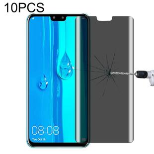 For Huawei Enjoy 9 Plus 10 PCS 9H Surface Hardness 180 Degree Privacy Anti Glare Screen Protector