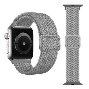 Buckle Braided Elastic Strap Watch Band For Apple Watch Series 8&7 41mm / SE 2&6&SE&5&4 40mm / 3&2&1 38mm(Creamy-white)