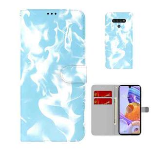 For LG Stylo 6 / K71 Cloud Fog Pattern Horizontal Flip Leather Case with Holder & Card Slot & Wallet(Sky Blue)