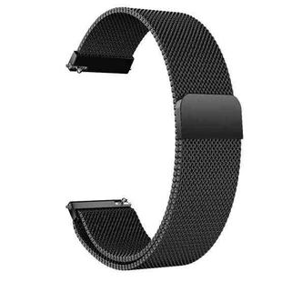 For Huawei Watch 3 / 3 Pro Milanese Stainless Steel Watch Band(Black)