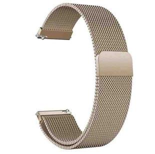 For Huawei Watch 3 / 3 Pro Milanese Stainless Steel Watch Band(Champagne Gold)