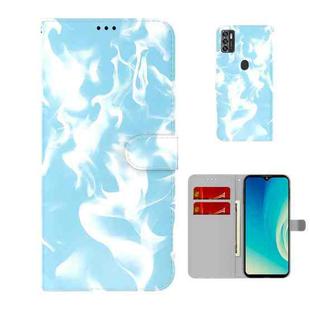 For ZTE Blade A7s 2020 Cloud Fog Pattern Horizontal Flip Leather Case with Holder & Card Slot & Wallet(Sky Blue)