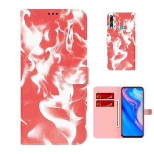 For Huawei P smart Z / Y9 Prime 2019 Cloud Fog Pattern Horizontal Flip Leather Case with Holder & Card Slot & Wallet(Red)