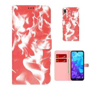 For Huawei Y5 2019 / Honor 8S Cloud Fog Pattern Horizontal Flip Leather Case with Holder & Card Slot & Wallet(Red)