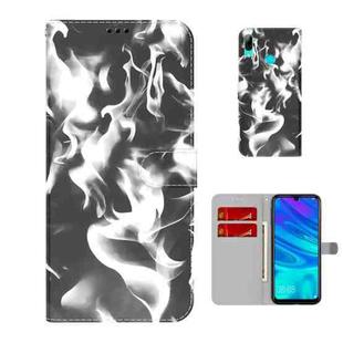 For Huawei P smart 2019 / Honor 10 Lite Cloud Fog Pattern Horizontal Flip Leather Case with Holder & Card Slot & Wallet(Black)