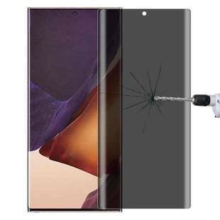 For Samsung Galaxy Note20 Ultra 0.3mm 9H Surface Hardness 3D Curved Surface Privacy Glass Film
