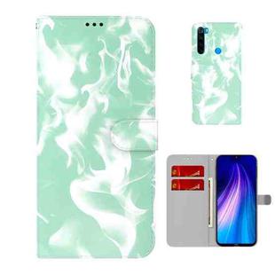 For Xiaomi Redmi Note 8 Cloud Fog Pattern Horizontal Flip Leather Case with Holder & Card Slot & Wallet(Mint Green)