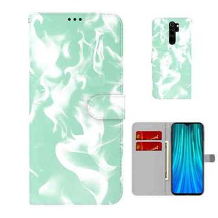 For Xiaomi Redmi Note 8 Pro Cloud Fog Pattern Horizontal Flip Leather Case with Holder & Card Slot & Wallet(Mint Green)