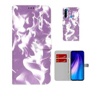 For Xiaomi Redmi Note 8T Cloud Fog Pattern Horizontal Flip Leather Case with Holder & Card Slot & Wallet(Purple)