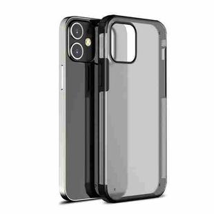 For iPhone 11 Shockproof Ultra-thin Frosted TPU + PC Protective Case (Black)