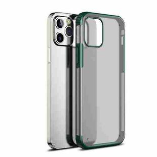 For iPhone 11 Pro Max Shockproof Ultra-thin Frosted TPU + PC Protective Case (Green)