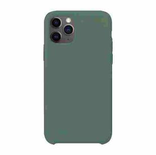 For iPhone 11 Pro Ultra-thin Liquid Silicone Protective Case (Green)