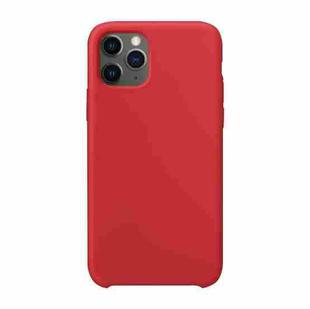 For iPhone 11 Pro Max Ultra-thin Liquid Silicone Protective Case (Red)