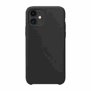 For iPhone 12 / 12 Pro Ultra-thin Liquid Silicone Protective Case(Black)