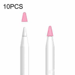 10 PCS Paperfeel Flim Mute Nib Protective Case for Apple Pencil 1 / 2(Pink)