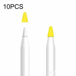 10 PCS Paperfeel Flim Mute Nib Protective Case for Apple Pencil 1 / 2(Yellow)