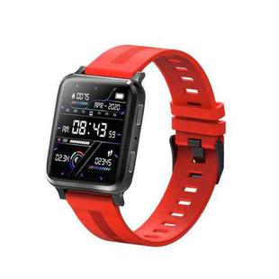 F30 1.54 inch TFT Touch Screen IP67 Waterproof Smart Watch, Support Sleep Monitoring / Heart Rate Monitoring / Music Playing / Women Menstrual Cycle Reminder(Red)