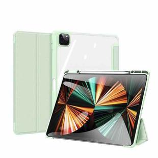 DUX DUCIS TOBY Series Shockproof PU Leather + PC + TPU Horizontal Flip Tablet Case with Holder & Pen Slot & Sleep / Wake-up Function For iPad Pro 12.9 2022 / 2021 / 2020(Green)