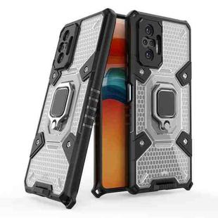 For Xiaomi Redmi Note 10 Pro Space PC+TPU Shockproof Case with Ring Holder(Grey)