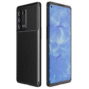For OPPO Reno6 Pro+ 5G Carbon Fiber Texture Shockproof TPU Case(Black)
