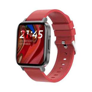 F60 1.7 inch TFT Touch Screen IP68 Waterproof Smart Watch, Support Body Temperature Monitoring / Heart Rate Monitoring / Blood Pressure Monitoring(Red)