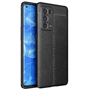 For OPPO Reno6 Pro+ 5G Litchi Texture TPU Shockproof Case(Black)
